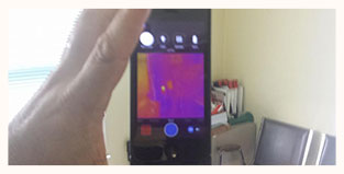 Mold Inspection Clearwater FL Thermal Image