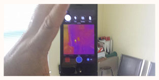 Mold Inspection Gulfport FL Thermal Image